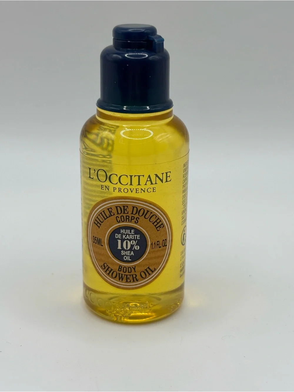 L’Occitane Shea 10% Body Shower Oil 35ml Travel Size New